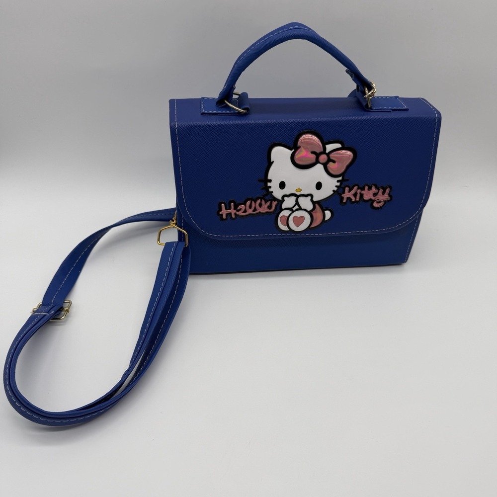 Hello Kitty Crossbody Blue Purse